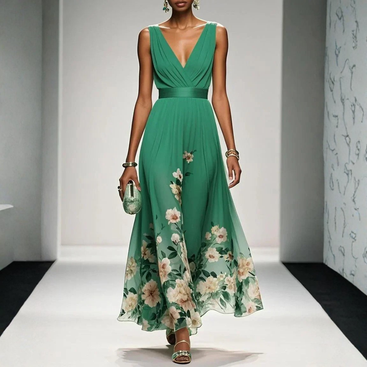 Amelia Floral Maxi Wedding Guest Dress Foto 7