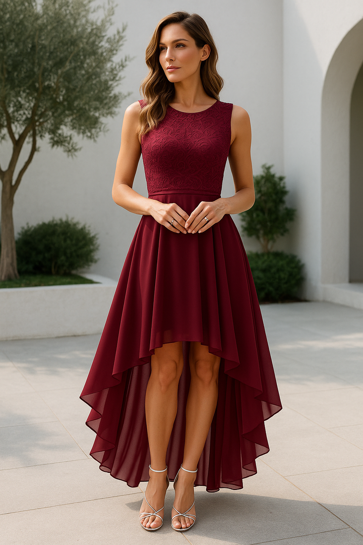Isabella High-Low Wedding Guest Dress Foto 1