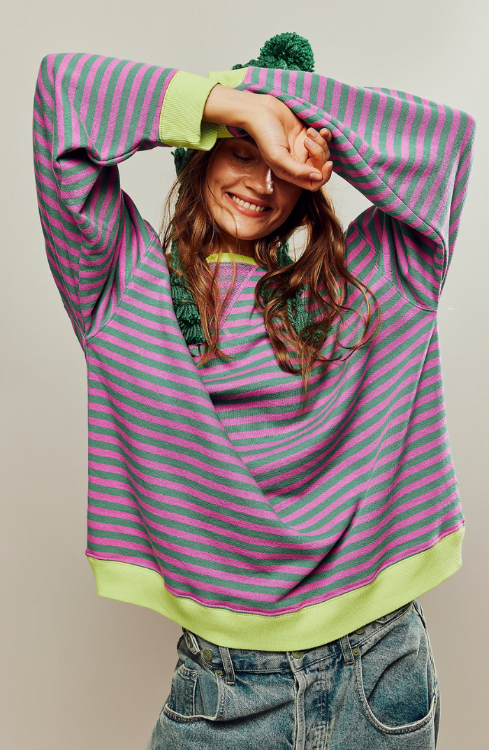 Ola Striped Oversized Jumper Foto 1