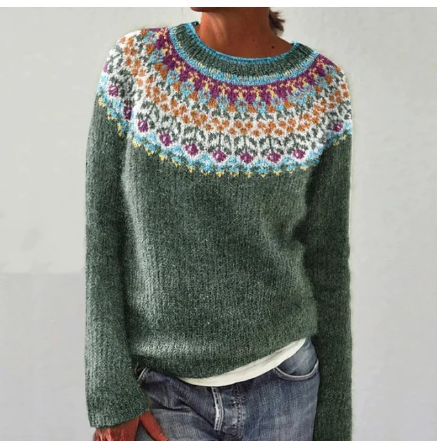 Suki Retro Jumper with Print Foto 6