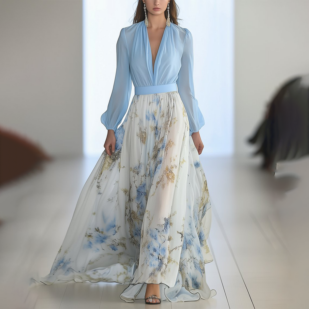 Women's Elegant Fall Maxi Dress