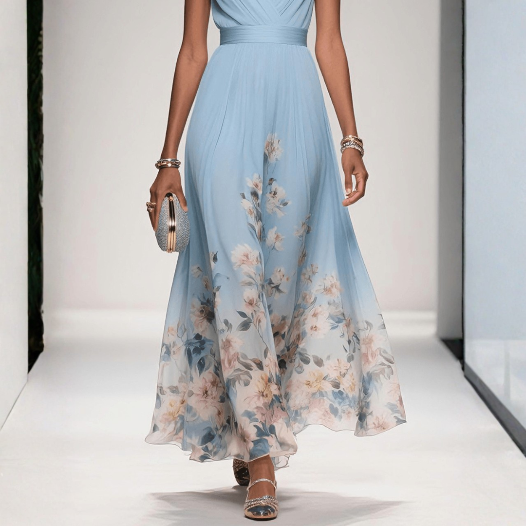 Women's Floral Maxi Dress for Summer (9)