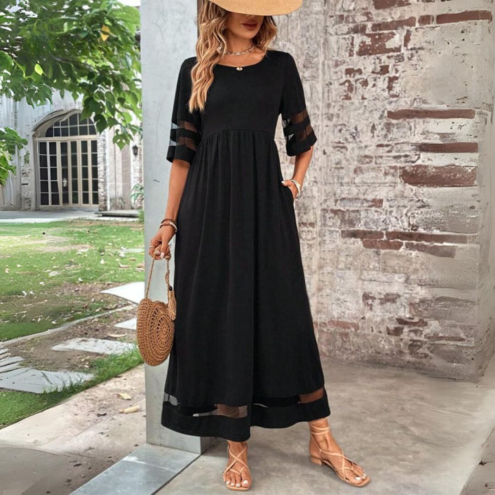 Women's Maxi Beach Dress in Cotton