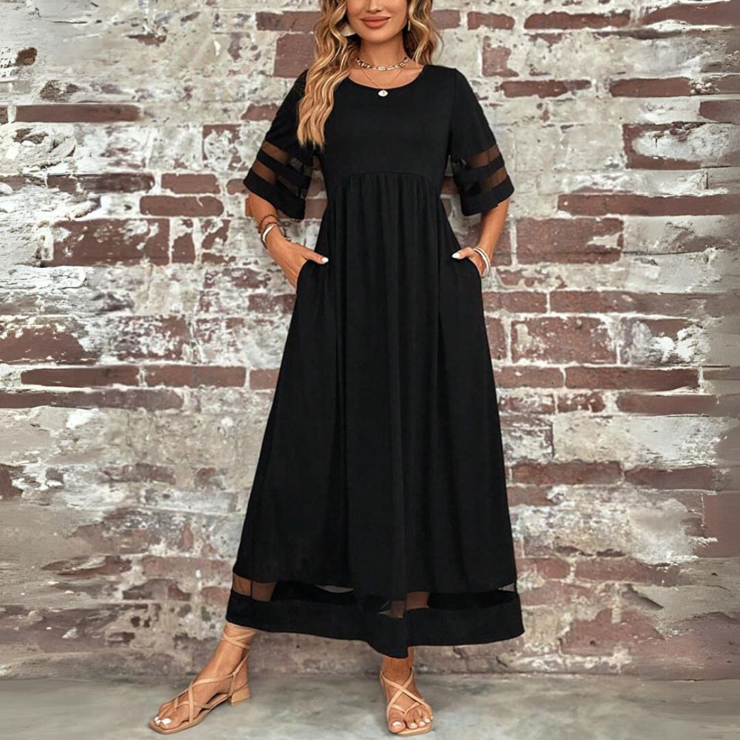 Women's Maxi Beach Dress in Cotton (12)