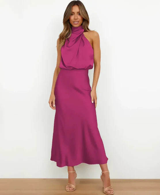 Women's Sophisticated Wedding Guest Midi Dress (27)
